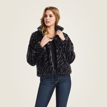 City Girl Faux Fur Jacket