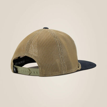 Large logo patch desert cap