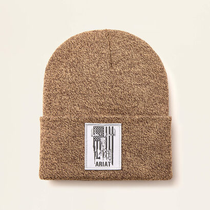 American Outdoors Patch Beanie