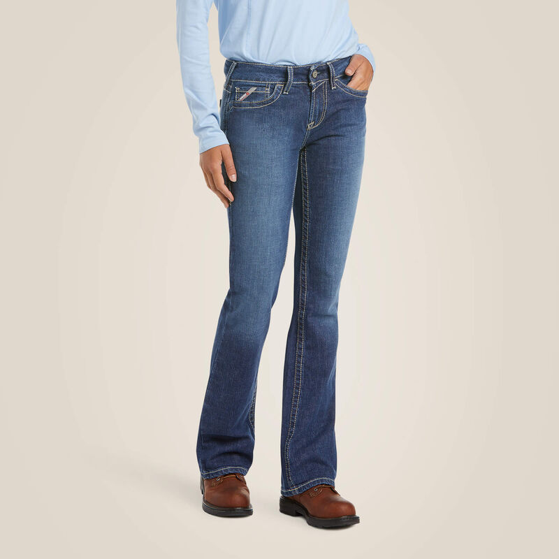 ARIAT FR DuraStretch Entwined Boot Cut Jeans - Women's Comfortable Denim,  Oceanside, 27 Short : : Clothing, Shoes & Accessories