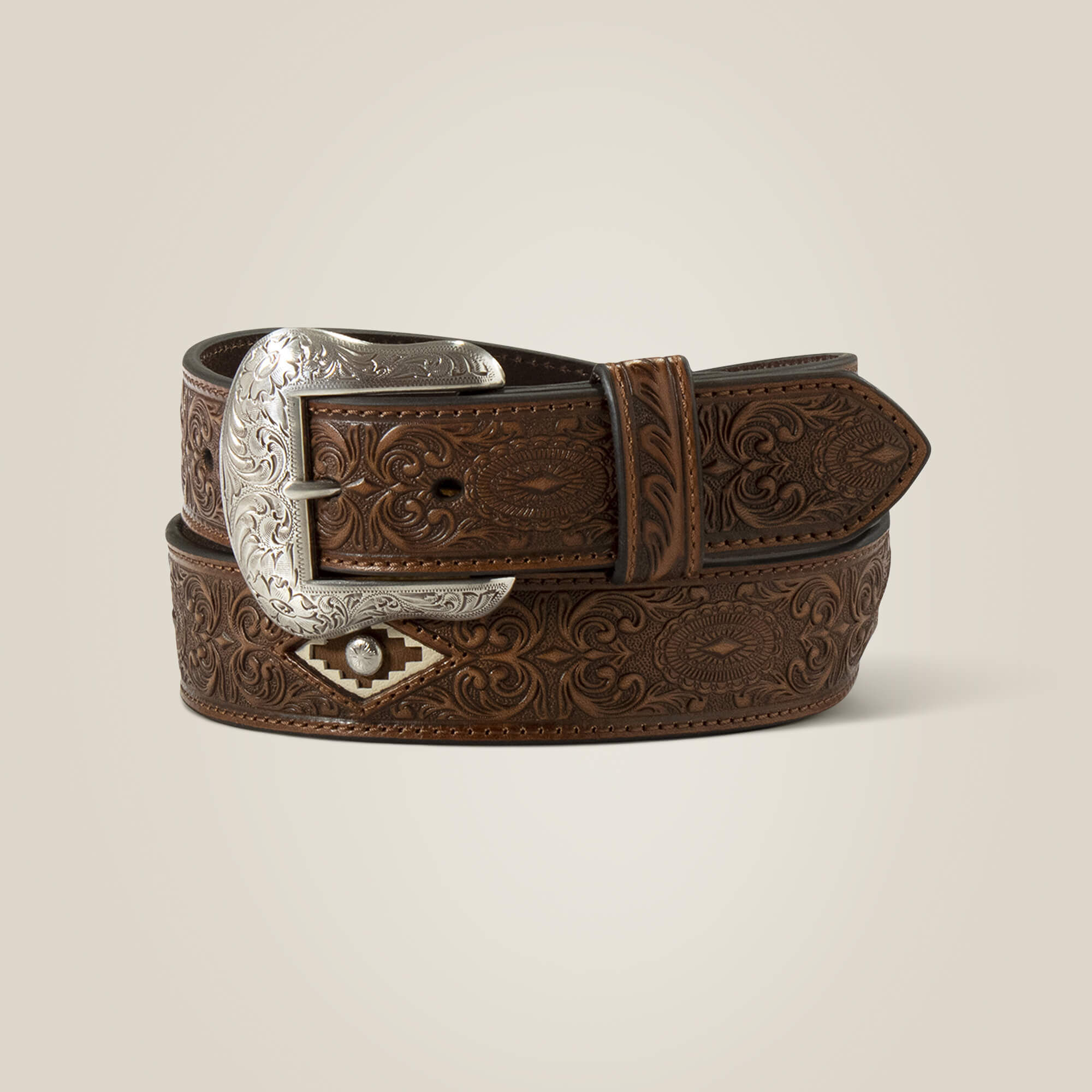 Diamond medallion belt