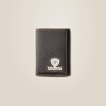 Trifold Wallet Stacked Logo