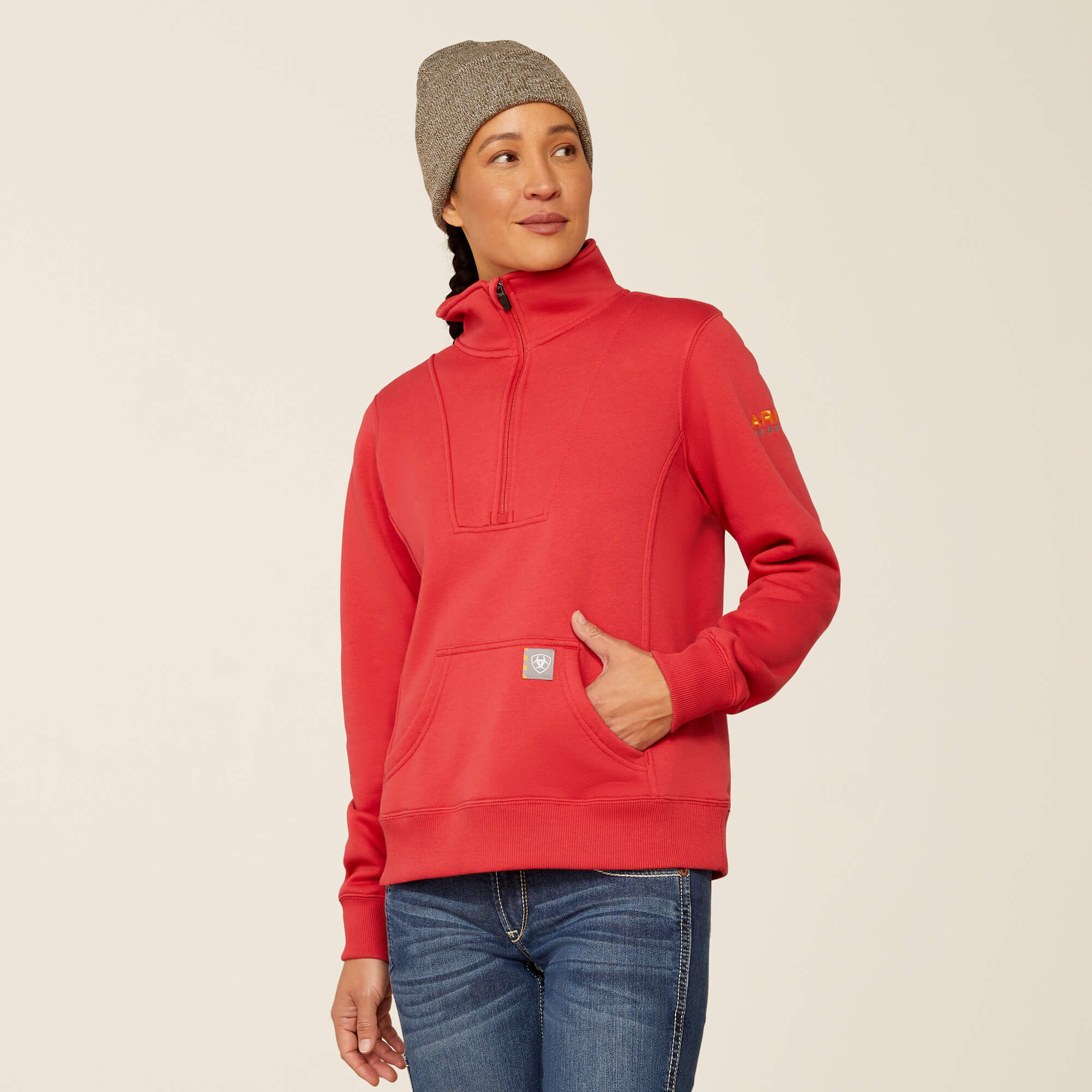 Rebar Traverse Funnel Neck Sweatshirt