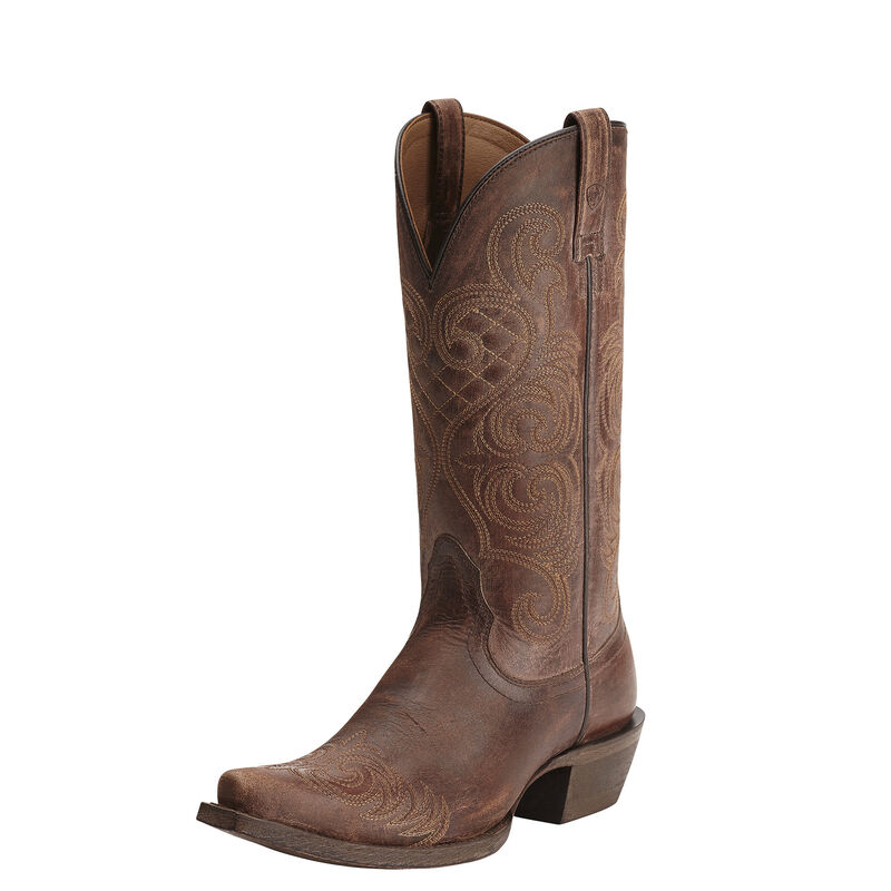 Ariat Women's Heritage X Toe Electric Wide Calf Tall Western Boots, Womens  Wide Calf Cowgirl Boots