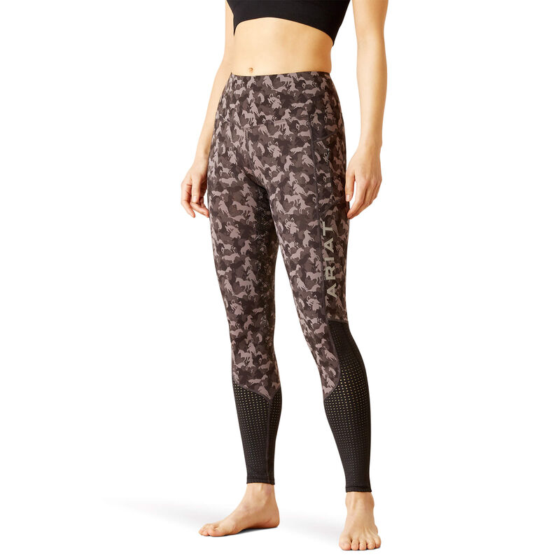 iKeep® Women's Camouflage High Waist Yoga Pants with Pockets