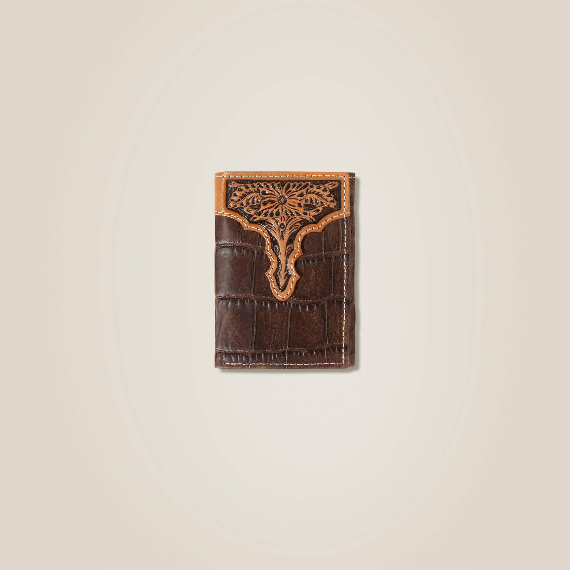 Alligator Trifold Wallet