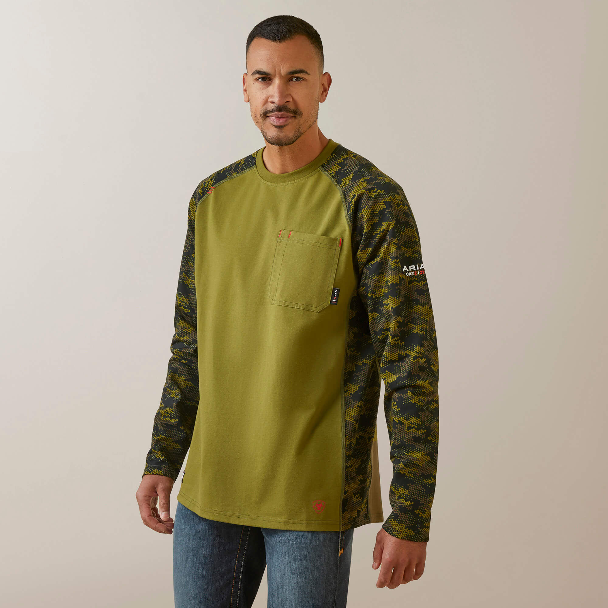 FR Stretch Camo Baseball T-Shirt