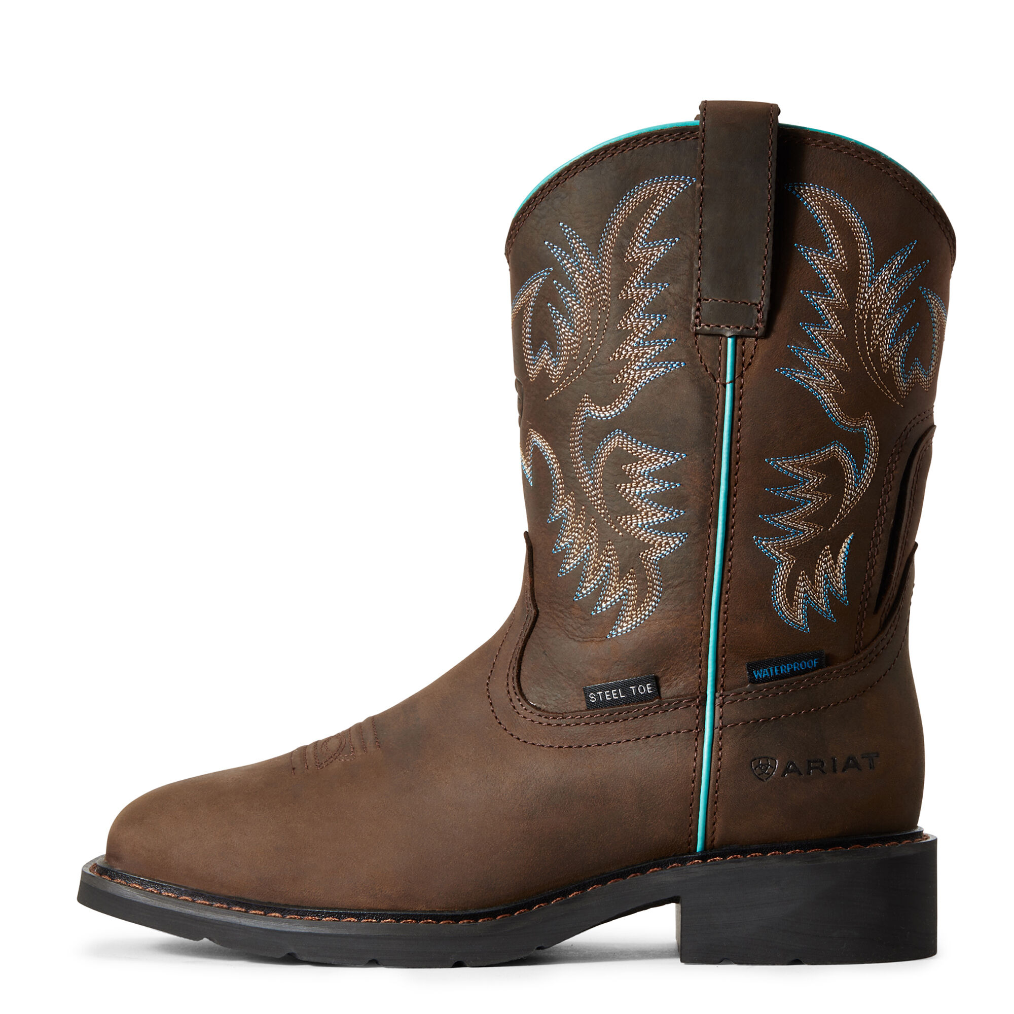ariat waterproof steel toe boots