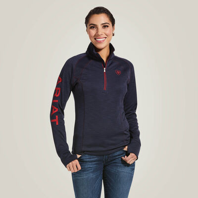 Ariat Womens Ascent Full Zip Sweatshirt - Navy - Bairnsdale Horse