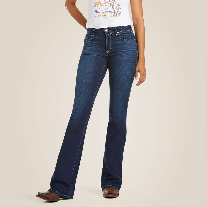 Women's Ultra Stretch Perfect Rise Katie Flare Jeans in Maya, Size: 25  Regular by Ariat