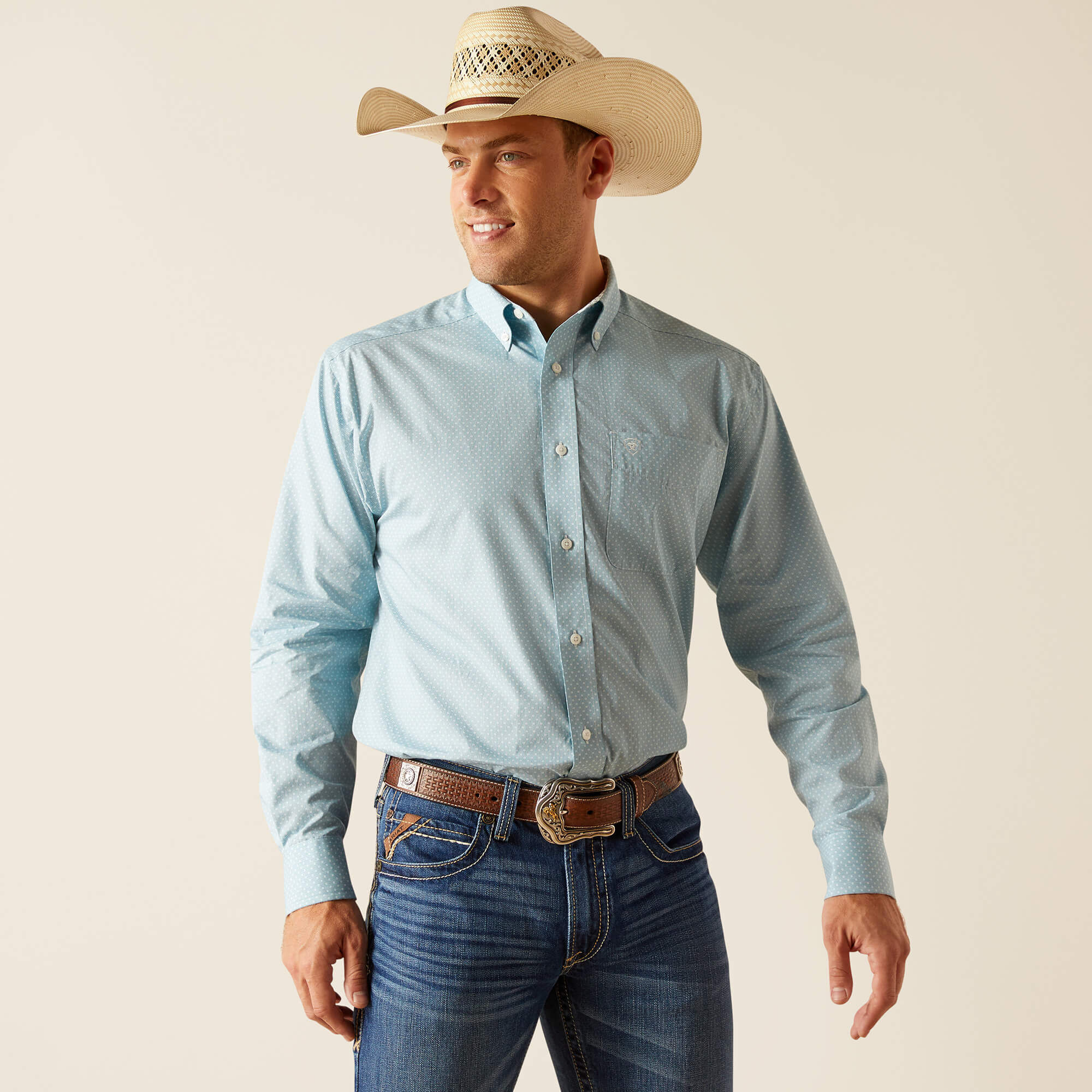 Wrinkle Free Ian Classic Fit Shirt