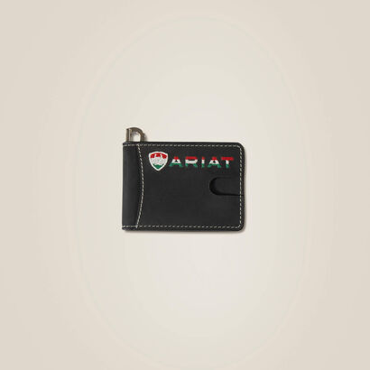 Mexico Logo Clip Wallet