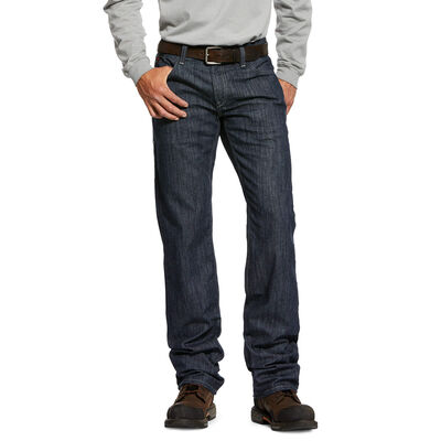 Men's FR M7 Slim DuraStretch Adkins Stackable Straight Leg Jeans in Slate  Cotton, Size: 31 X 30 by Ariat