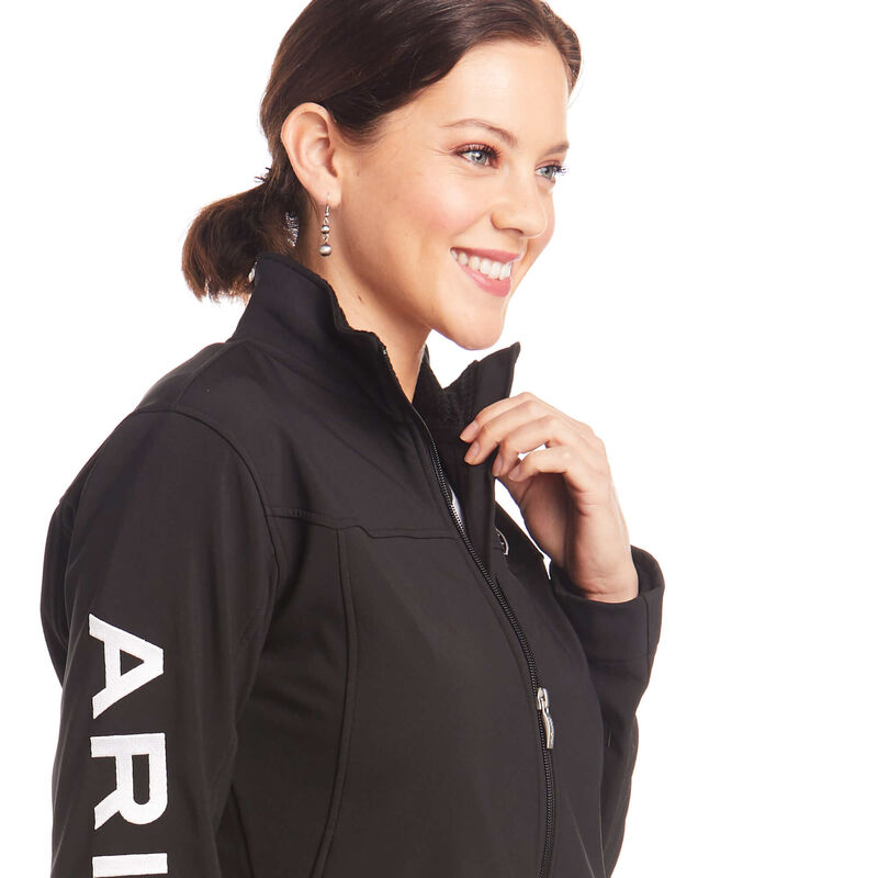  Ariat Women's Berber Back Softshell Jacket - Black, X