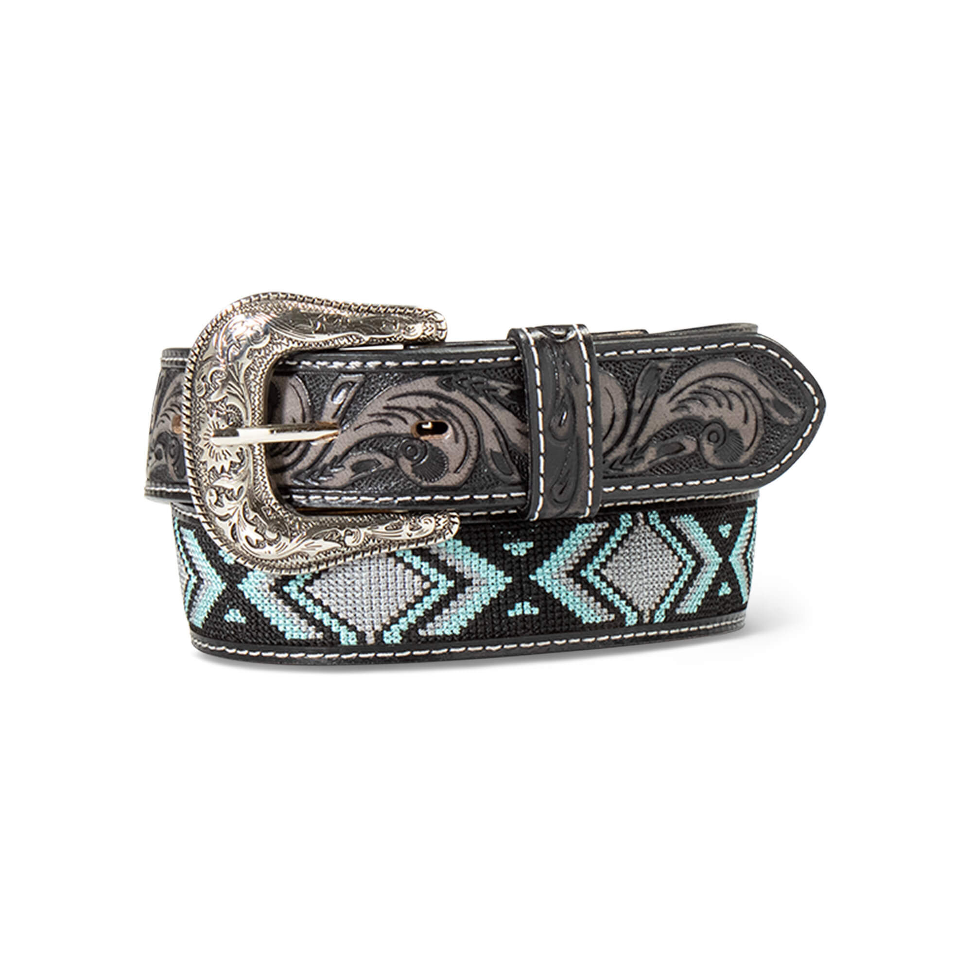 Woven Geo Inlay Belt