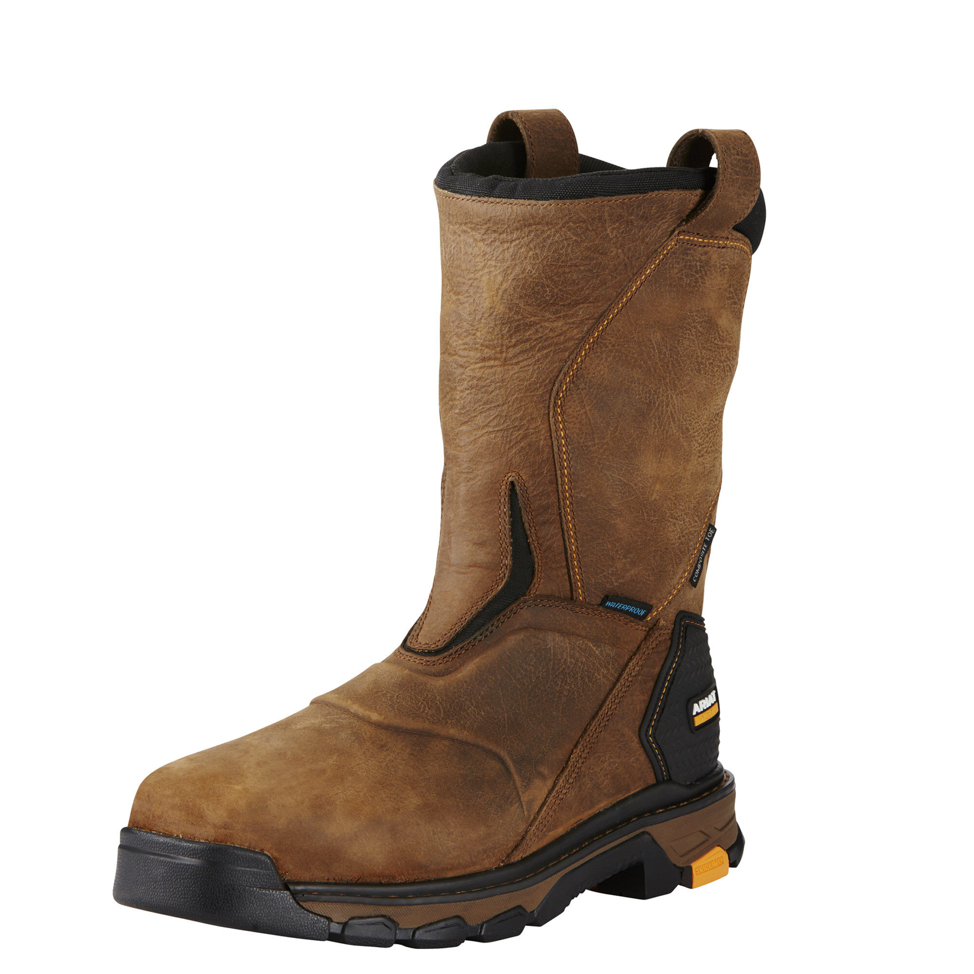 pull on waterproof work boots