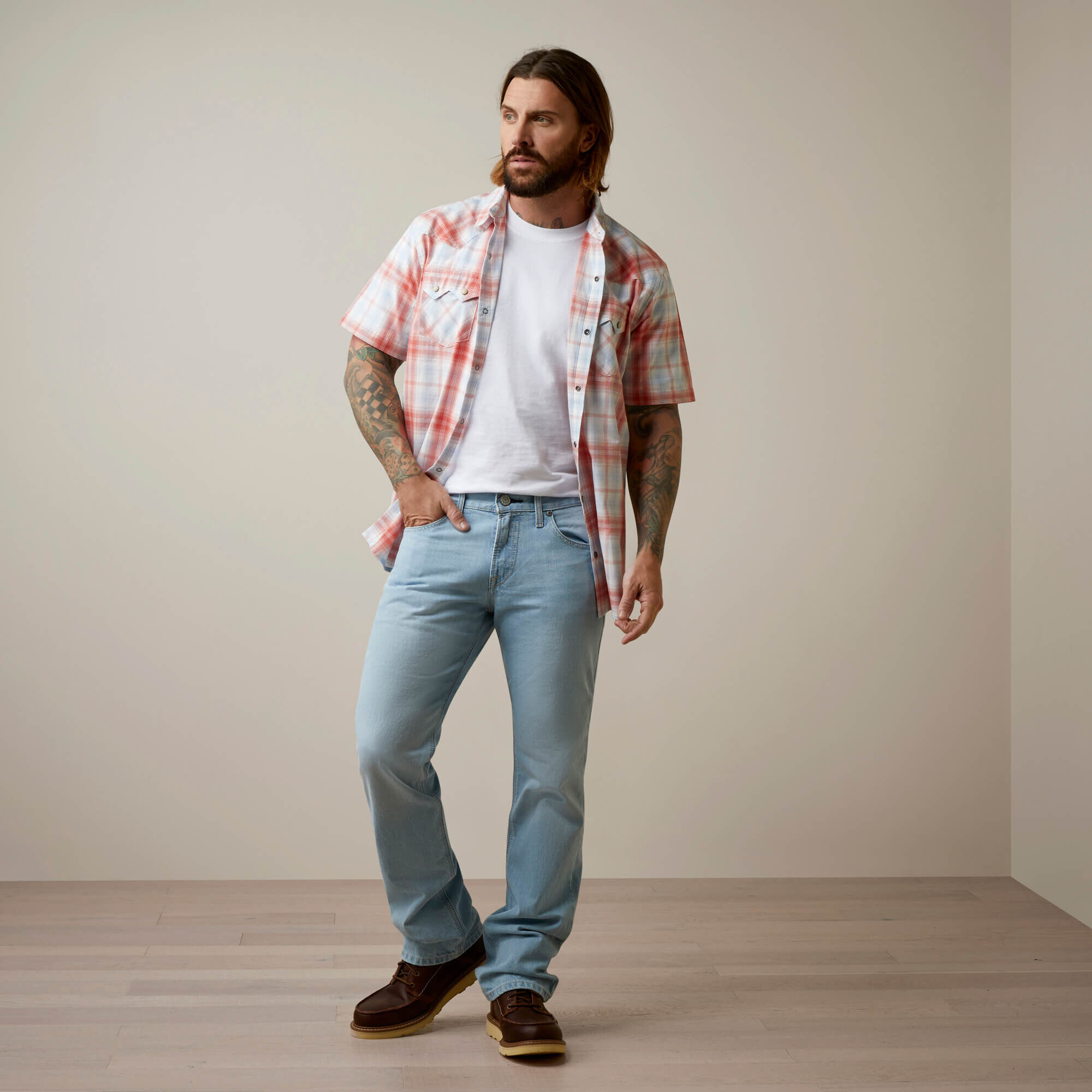 Men's M7 Slim Toro Straight Jeans in Cali Ultralight, Size: 28 X 30 by Ariat