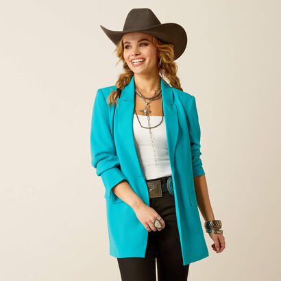 Totally Turquoise Blazer