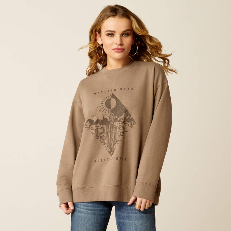 Western Days Oversized Sweatshirt