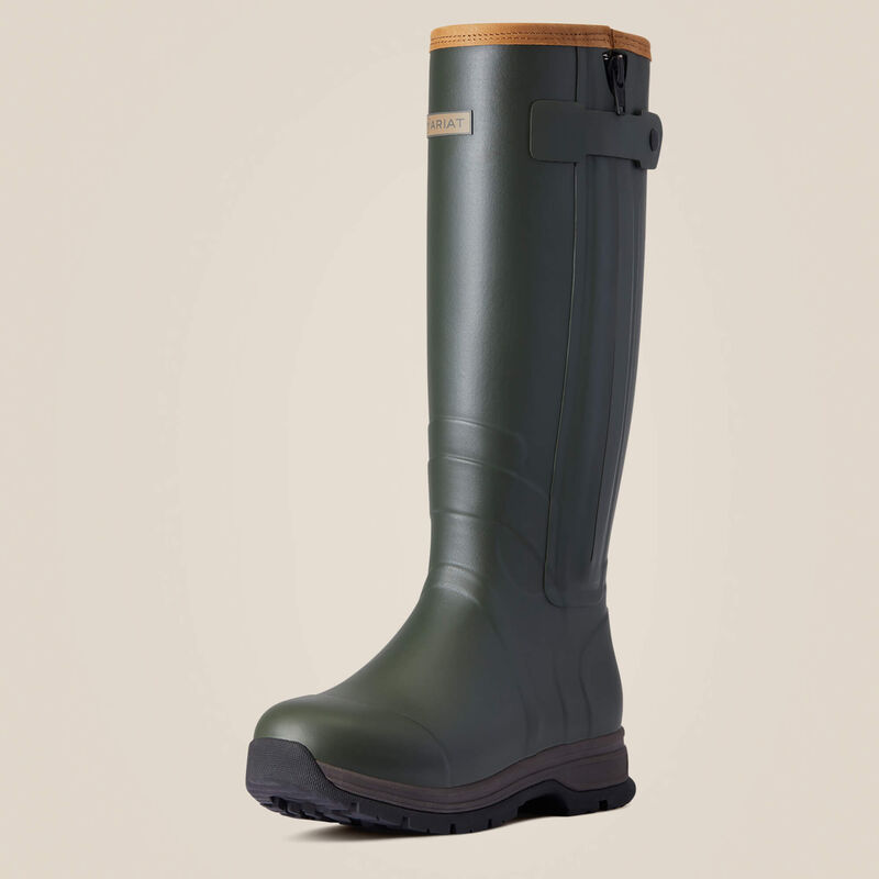 Burford Insulated Zip Rubber Boot | Ariat