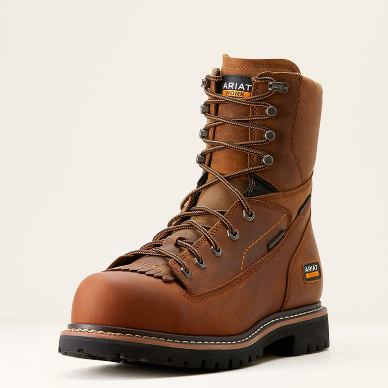 Longview Shock Shield 8" Waterproof Composite Toe Work Boot