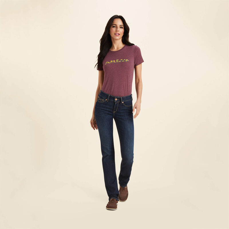 Ariat 10040801 REAL Perfect Rise Nadia Straight Jeans – Dress & Cotton