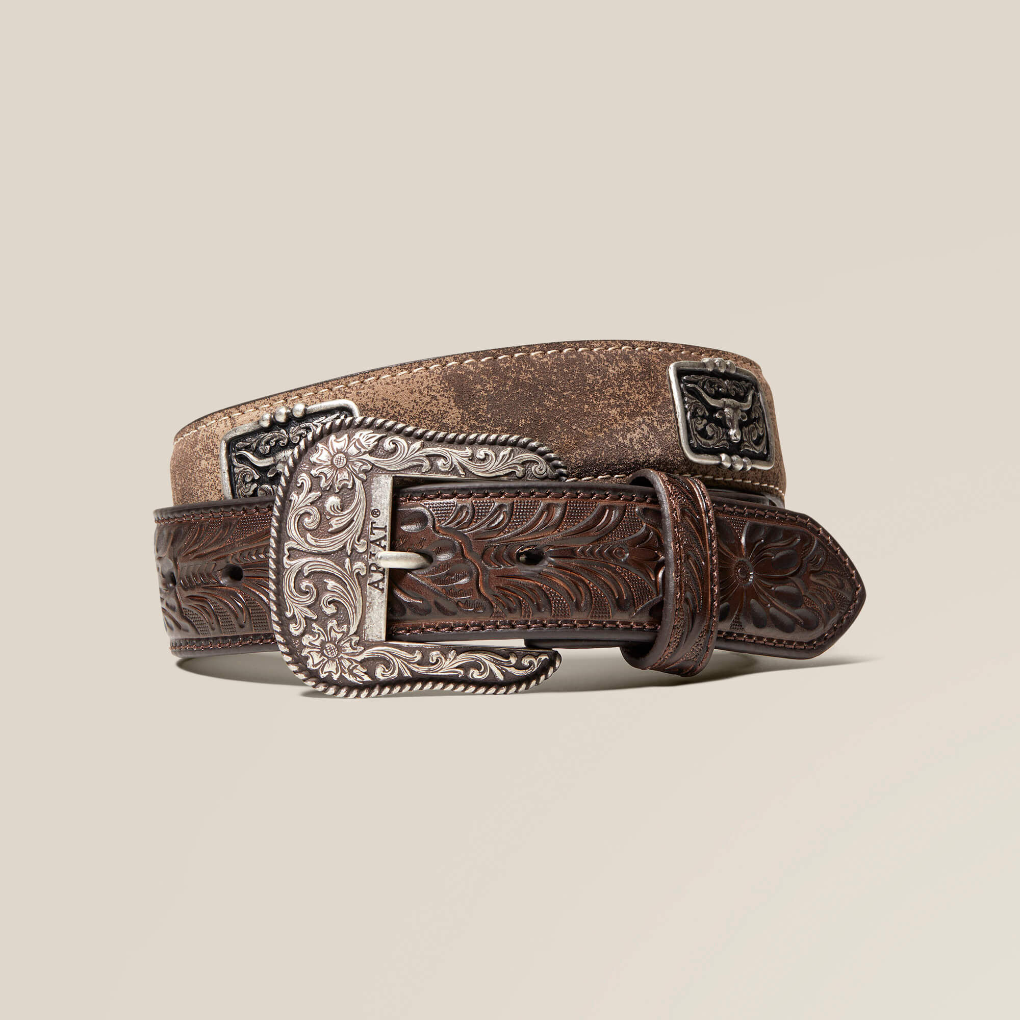 Steer Head Concho Belt