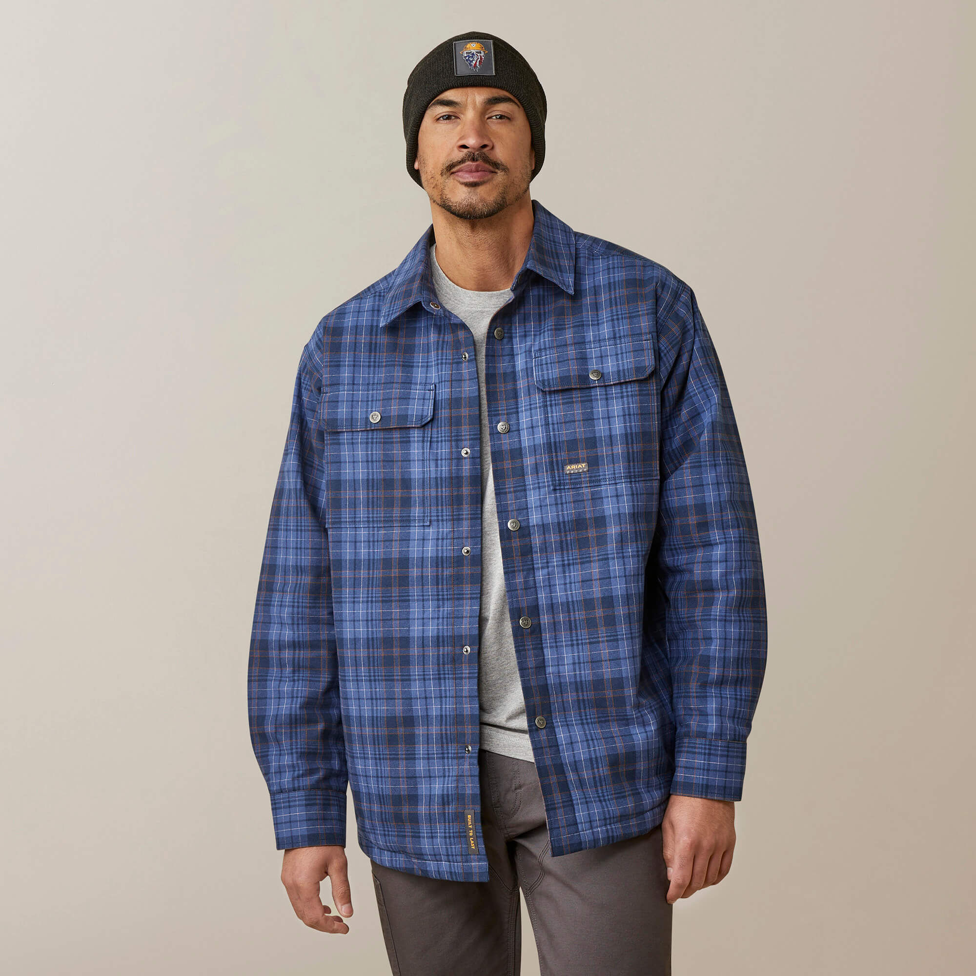 Rebar Flannel Insulated Shirt Jacket