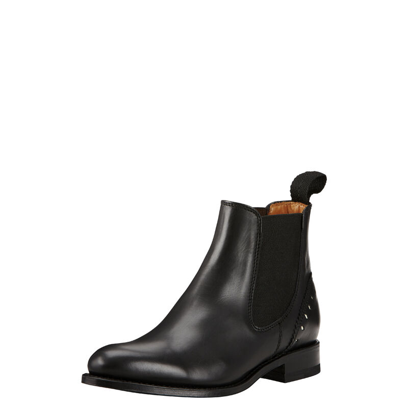 Benissa: Women's Leather Cow Print Chelsea Boots | Two24