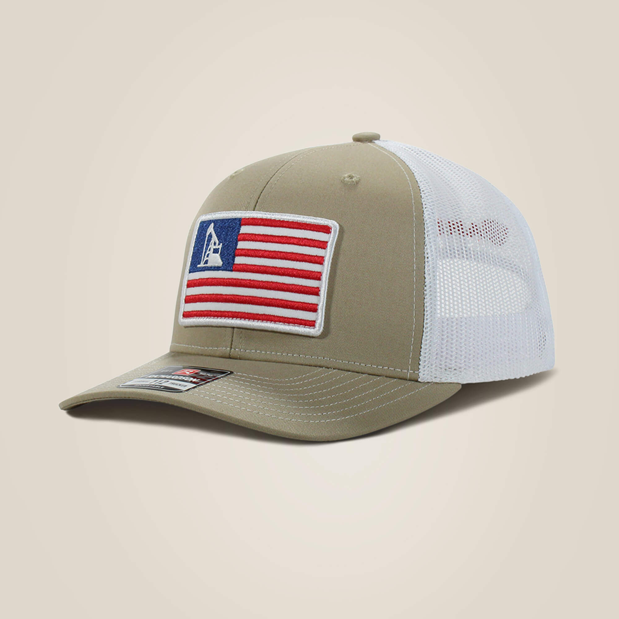 Usa flag patch logo cap