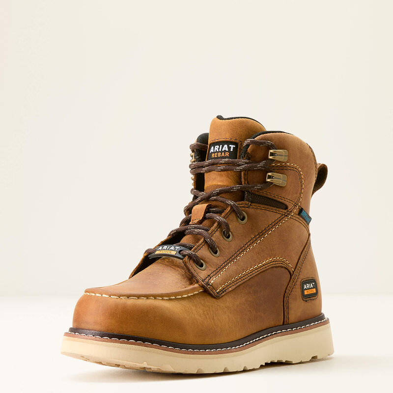 Rebar Wedge Moc Toe Waterproof Work Boot