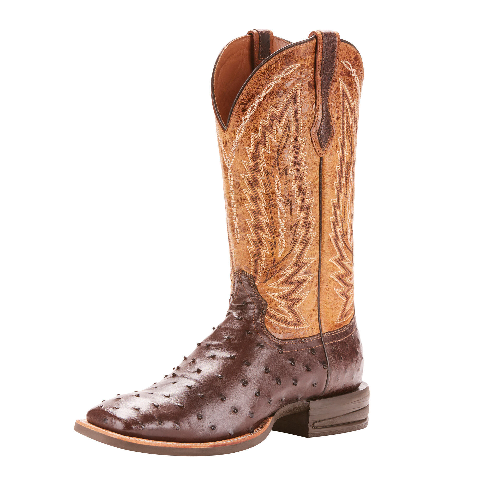 Ostrich Cowboy Boots for Men 
