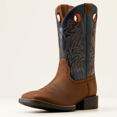 Ariat Mens Sport Wide Square Toe Boots - Peanut Butter/Chaga Brown -  Roundyard