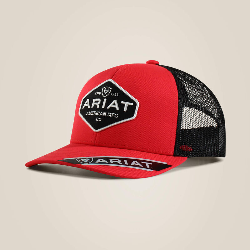 ARIAT – Men's Cap ( Red / Black ) – El Potrerito