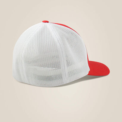 Usa flag shield logo cap