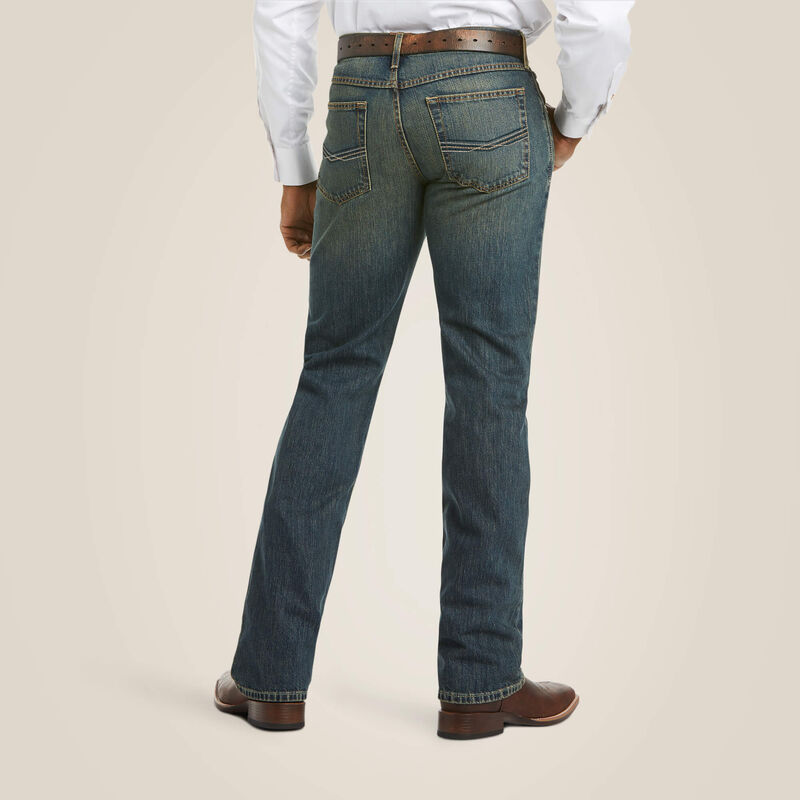 ARIAT MEN'S M5 NIGHTINGALE DARK STRETCH STACKABLE SLIM STRAIGHT JEANS – J&R  Tack & Feed CO
