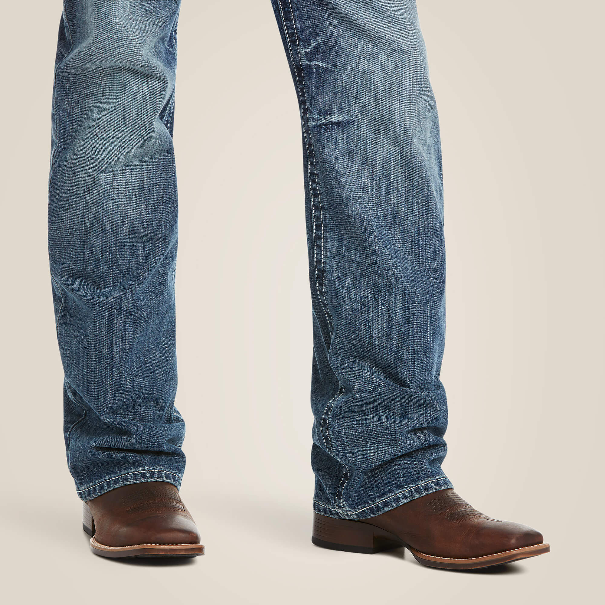 Men's M4 Low Rise Coltrane Boot Cut Jeans in Durango, Size: 28 X 32 by Ariat
