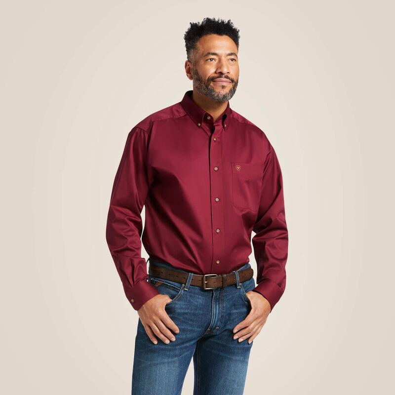  Men's Burgundy Shirt
