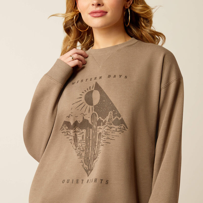 Western Days Oversized Sweatshirt