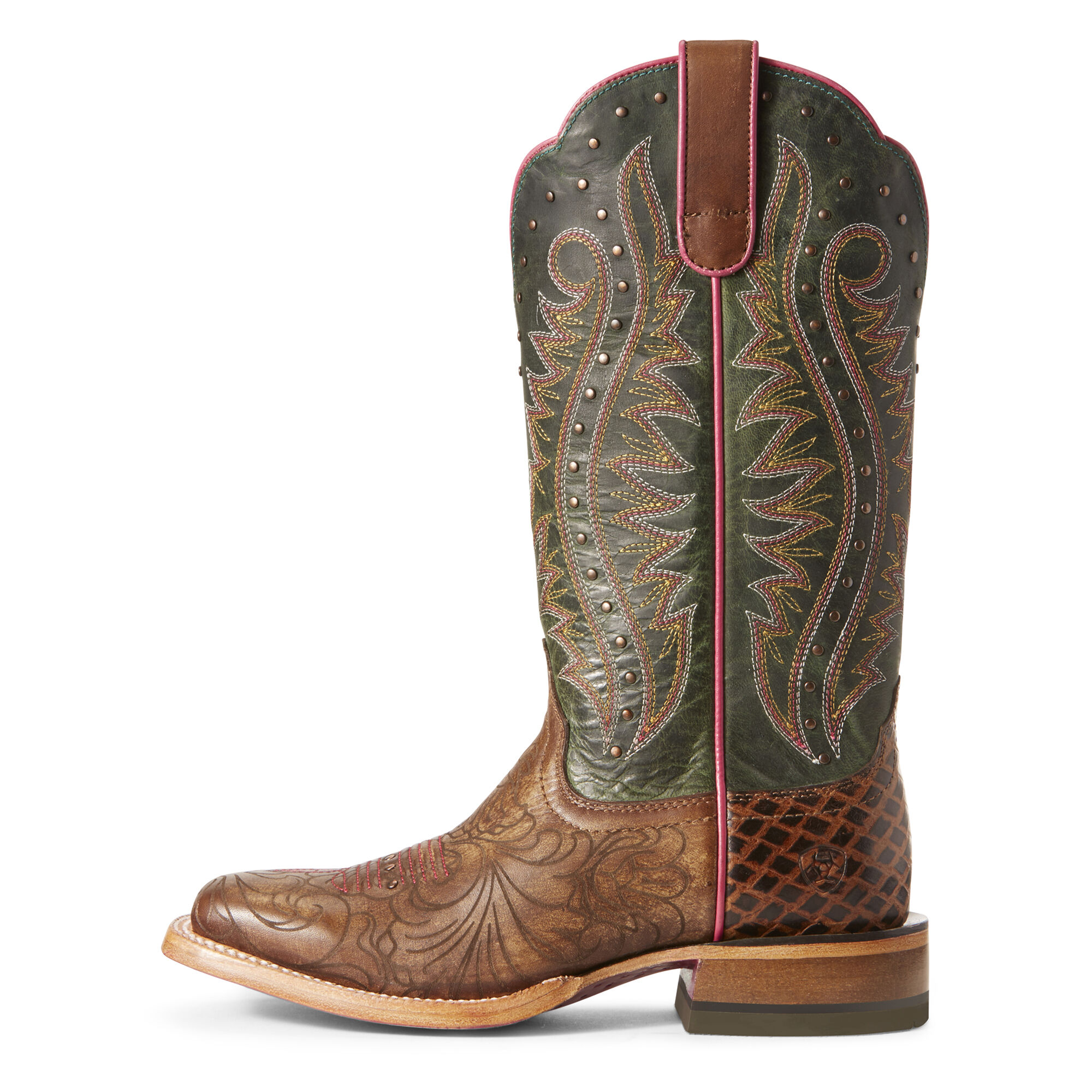 ariat boots with flowers