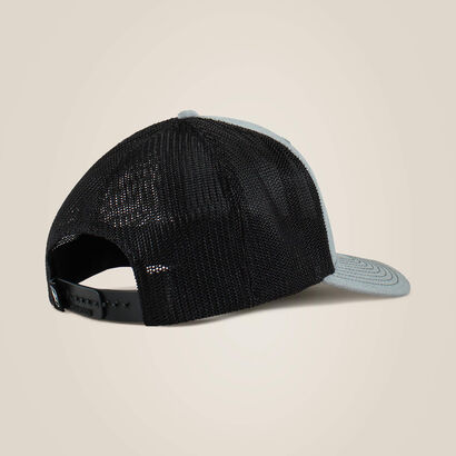 Offset logo cap