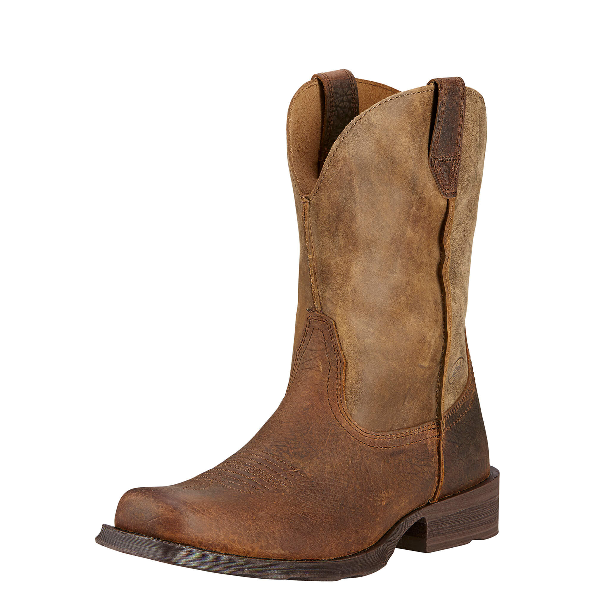 ariat rambler leather sole western boot