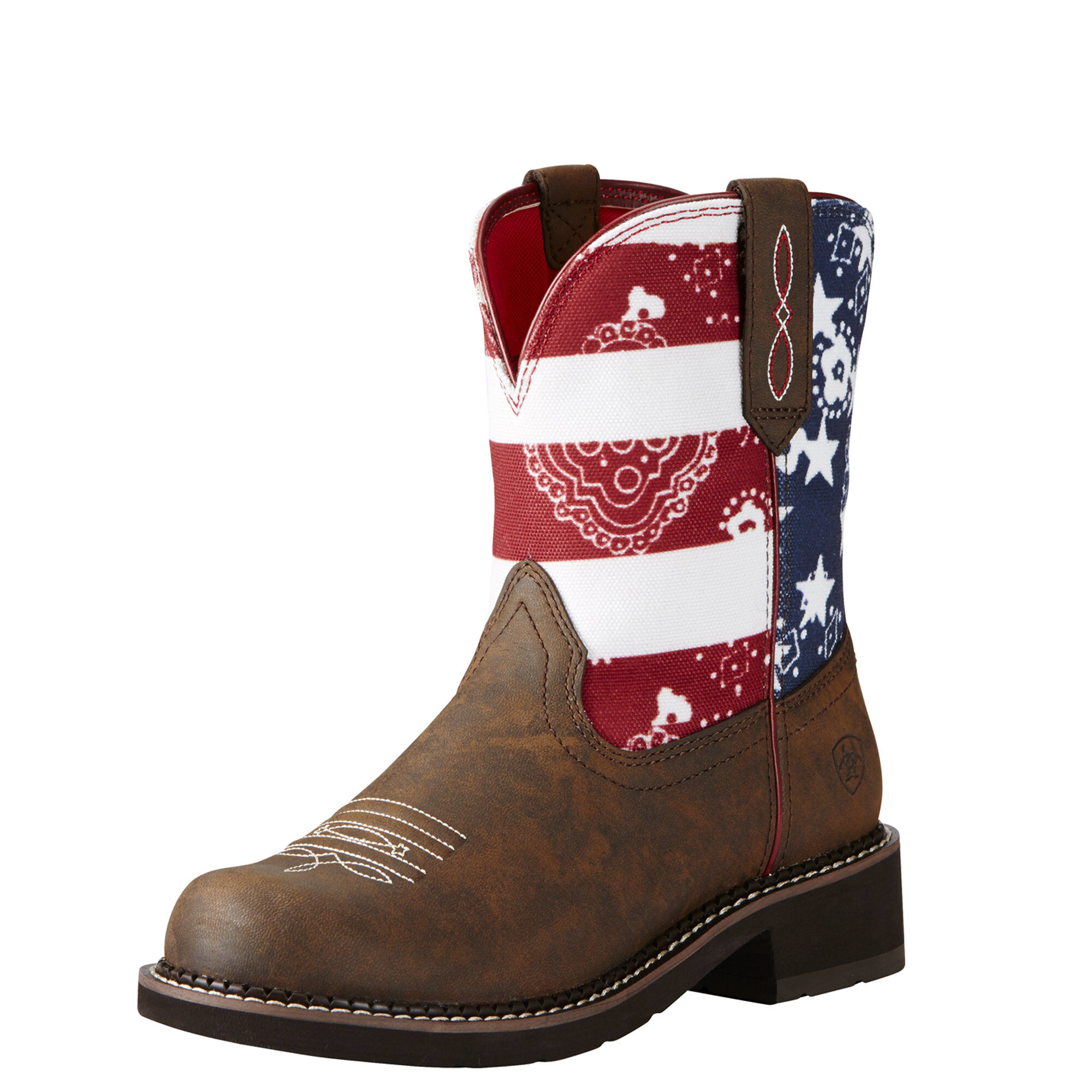 red ariat fatbaby boots