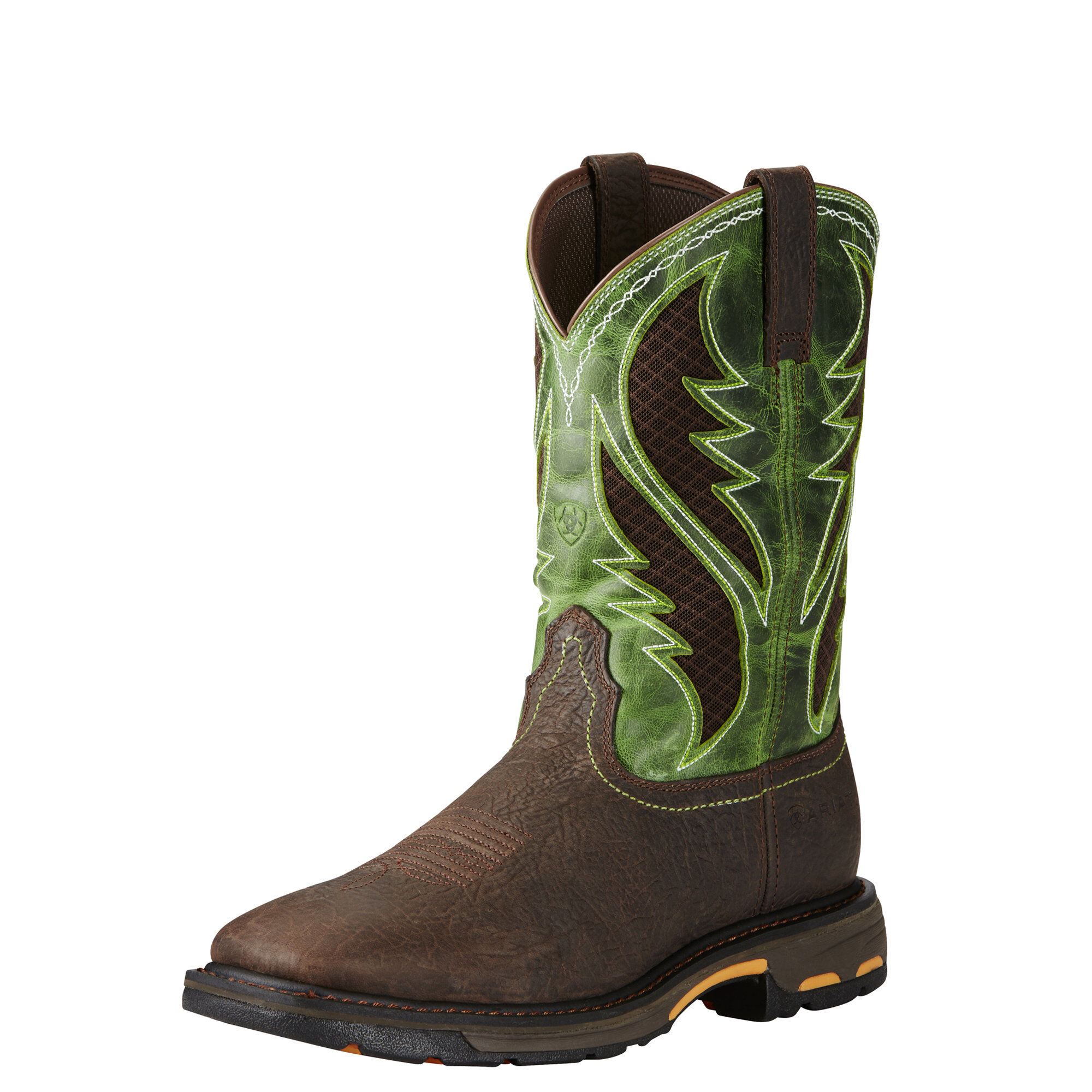 ariat lime green boots