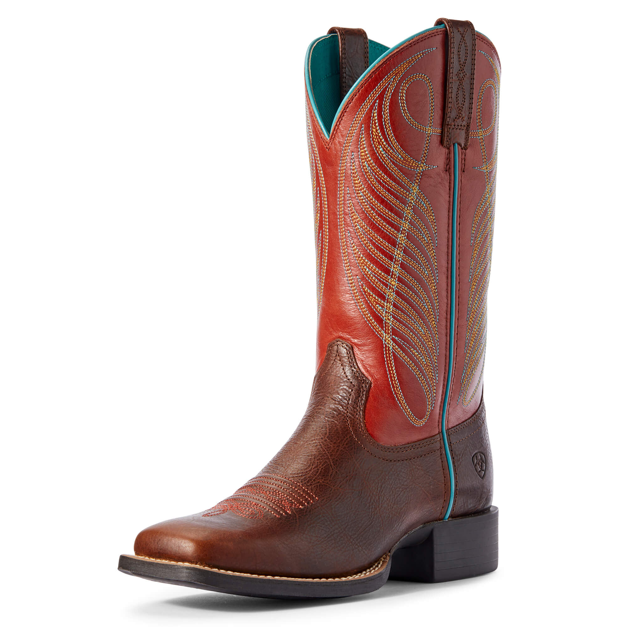 Round Up Wide Square Toe Western Boot 