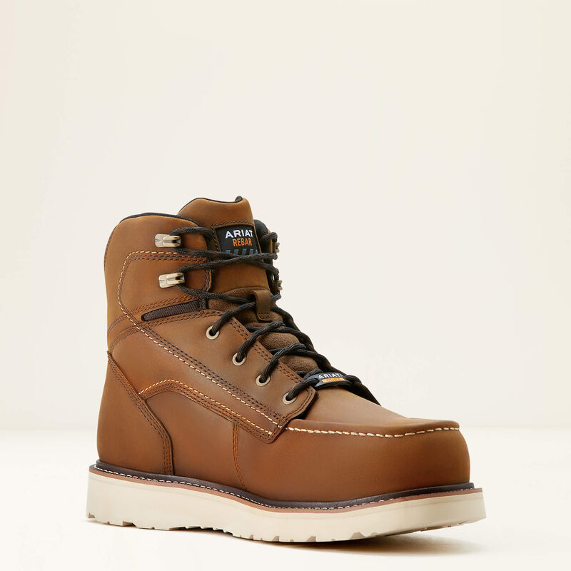 Rebar Wedge Moc Toe 6" Waterproof Composite Toe Work Boot