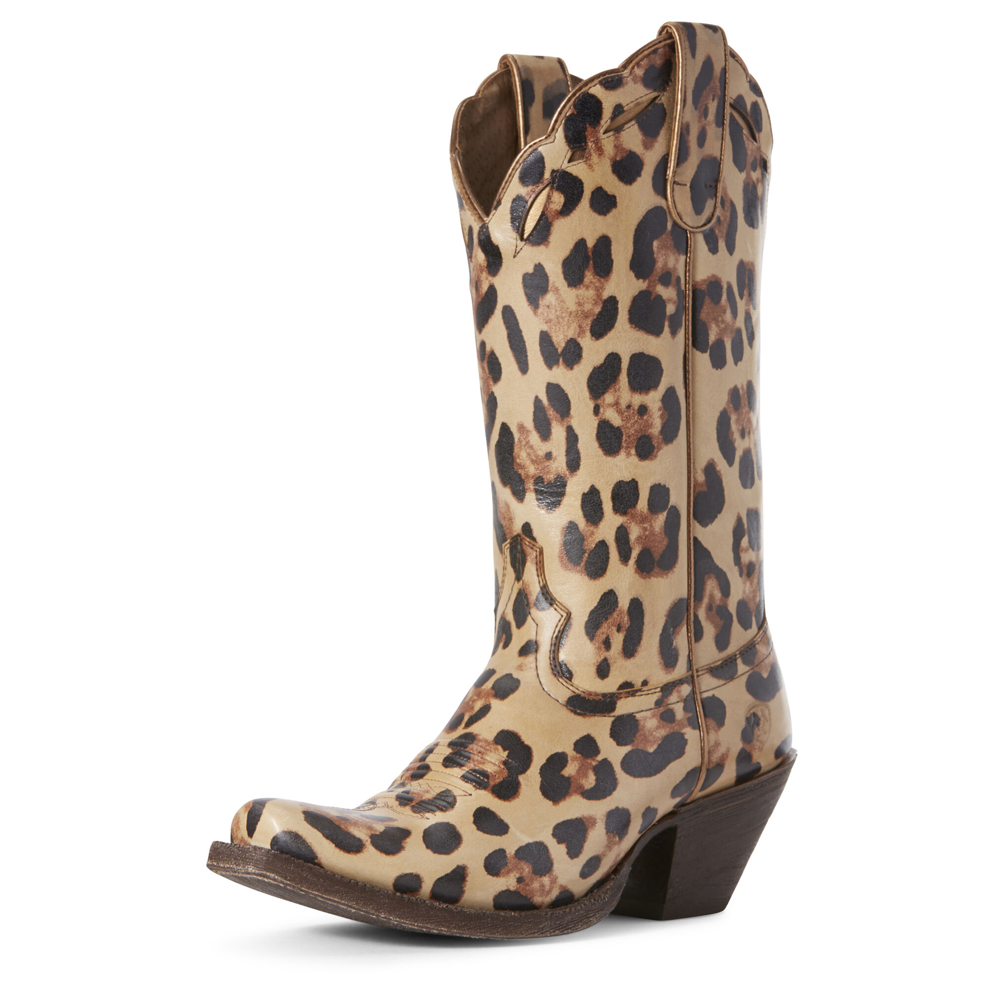 womens leopard cowboy boots