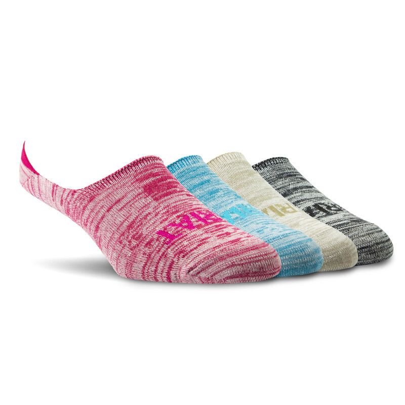 No Slip No Show Sock 4 Pair Multi Color Pack | Ariat