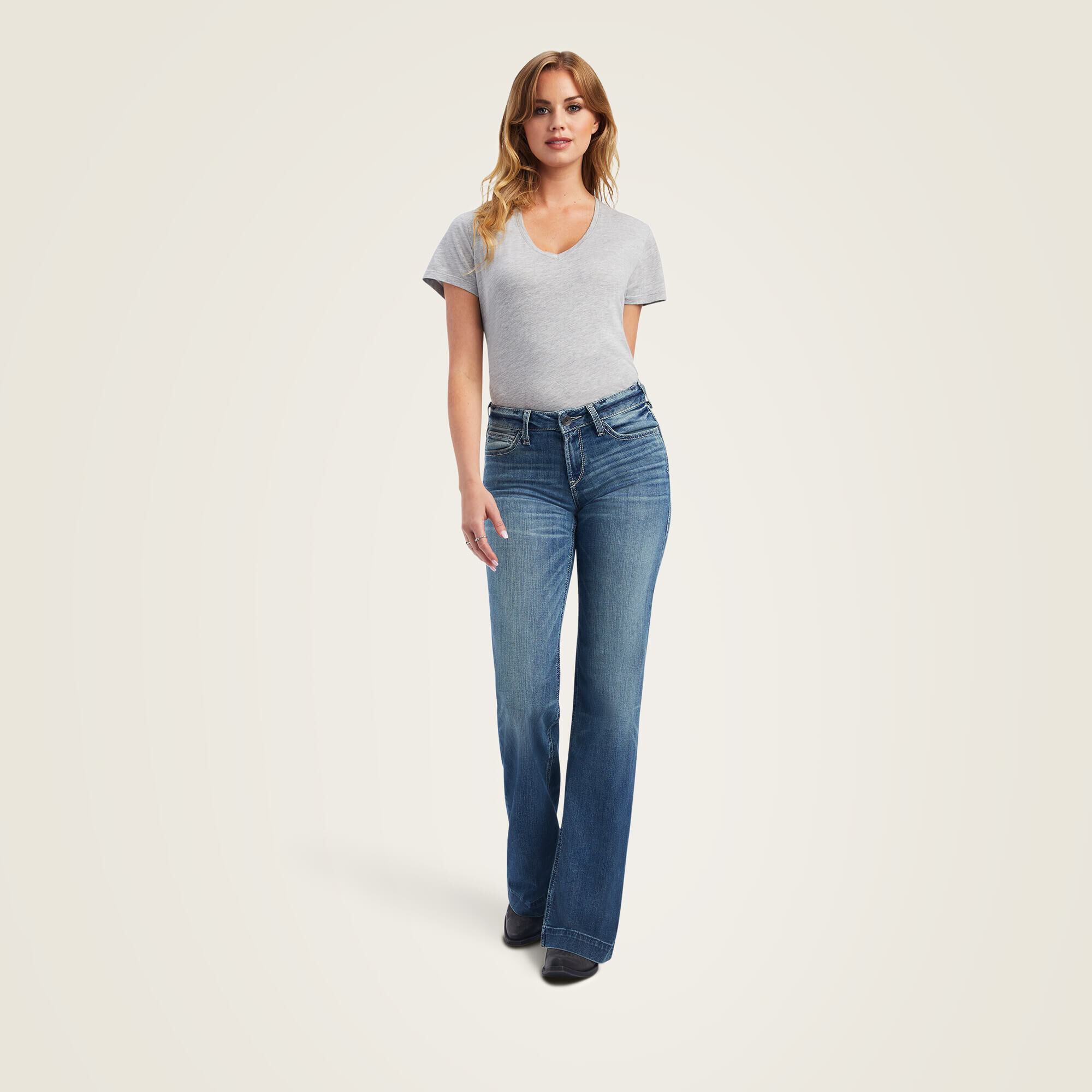 Trouser Perfect Rise Chelsey Wide Leg Jean | Ariat