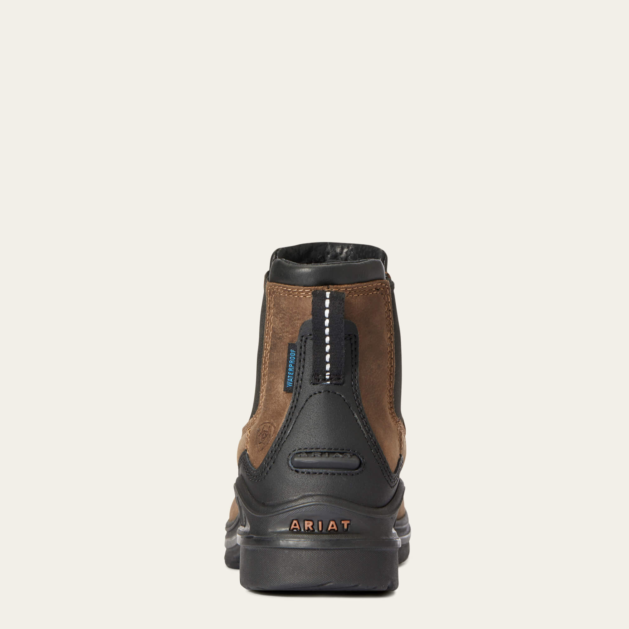 Women's Barnyard Twin Gore II Waterproof Boots in Antique Brown Leather,  Size: 5.5 B / Medium by Ariat
